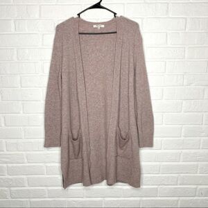 Madewell Kent Open Front Duster Cardigan wool alpaca size XS
